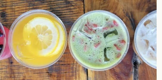 Fresh juices and iced drinks at Local Urban Kitchen